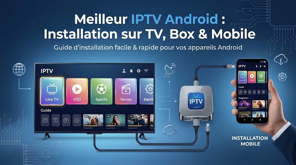 Guide d'installation IPTV France sur Android TV, Box et Mobile